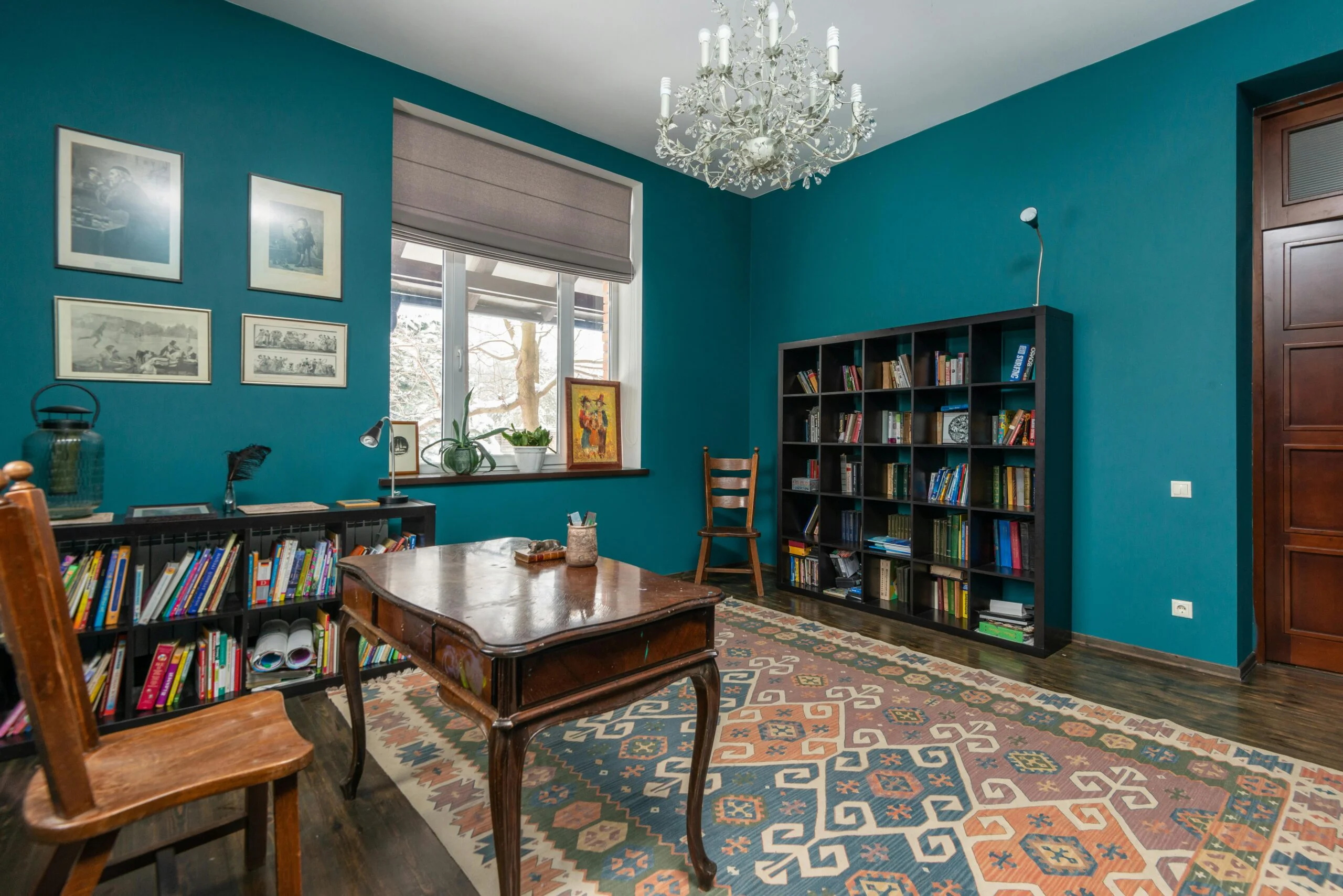 reading place vibrant paint